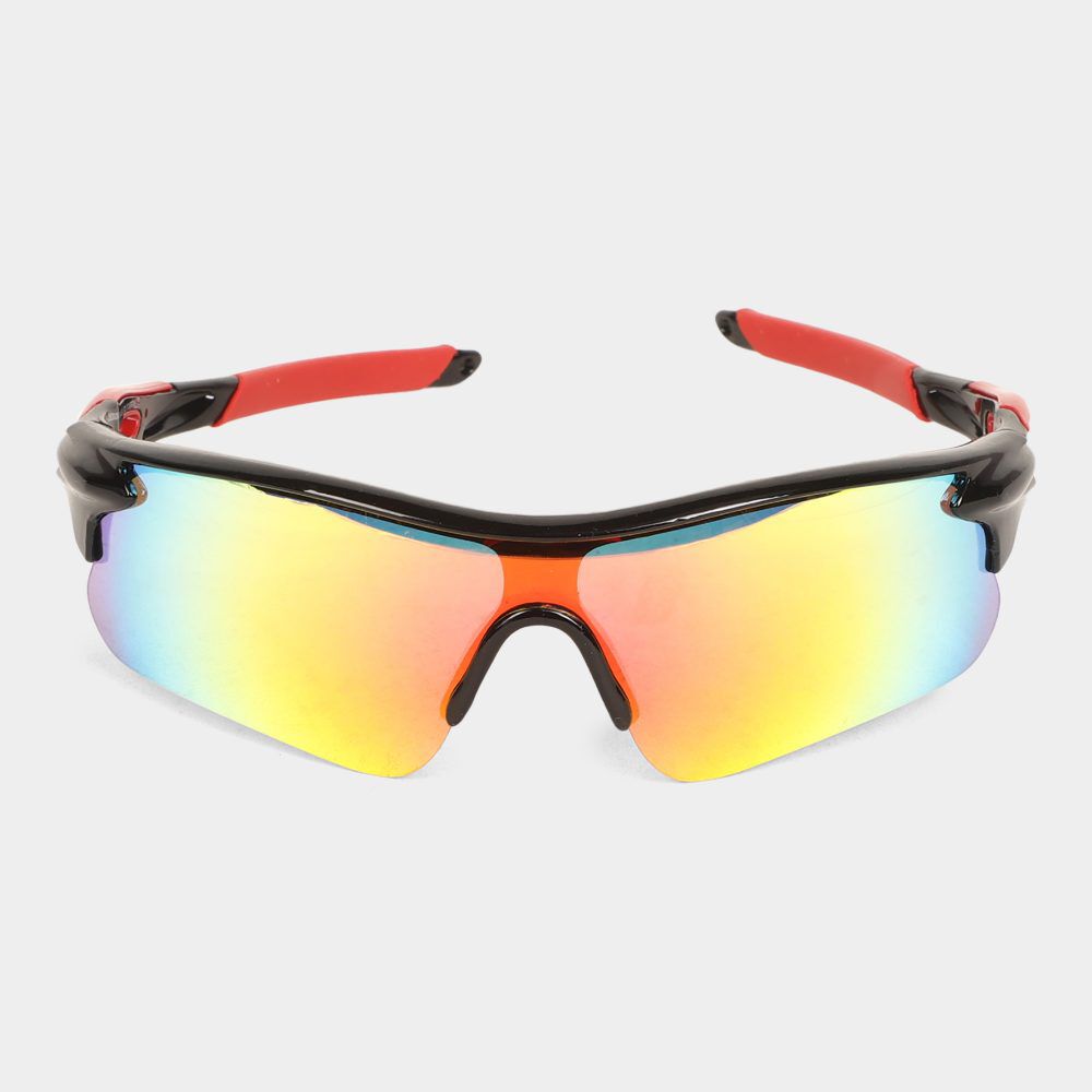 Royal Son Latest Sports Sunglasses For Men Women Stylish (Black Polarized  Unisex Goggles) | Royalson